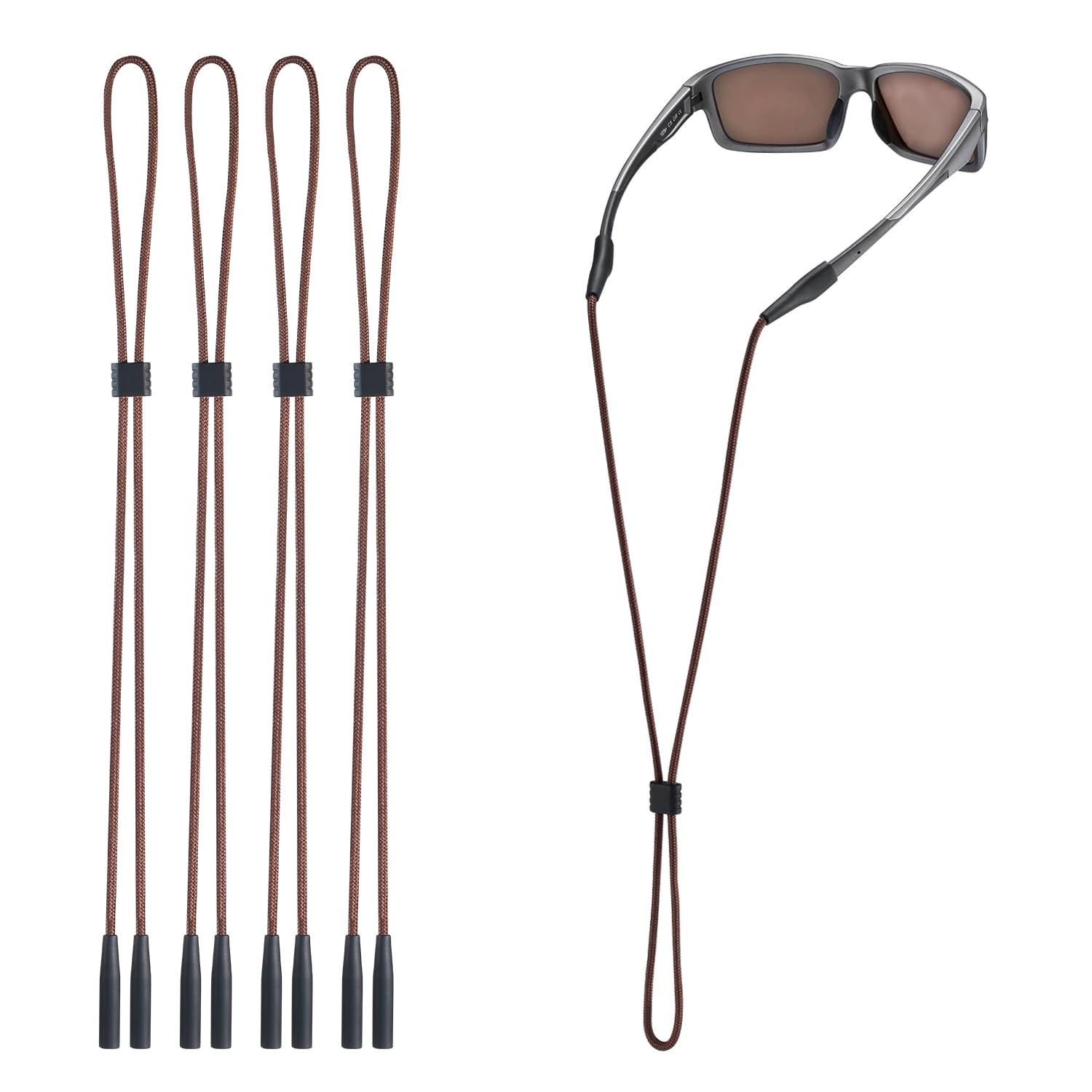 Omnful Eyeglasses Strap Holder, Glasses Strap - Eye Glasses Holders Around Neck - Adjustable Sunglasses Straps String for Men Women Kids - Eyewear