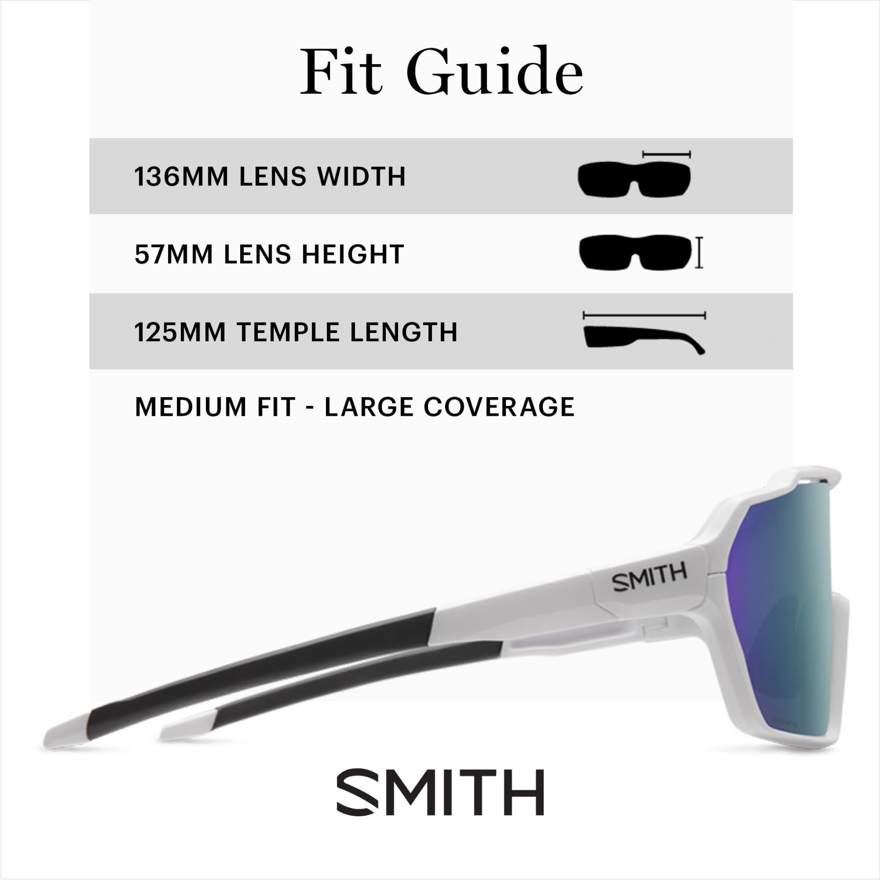 Amazon.com: SMITH Optics Shift MAG Sunglasses – Shield Lens