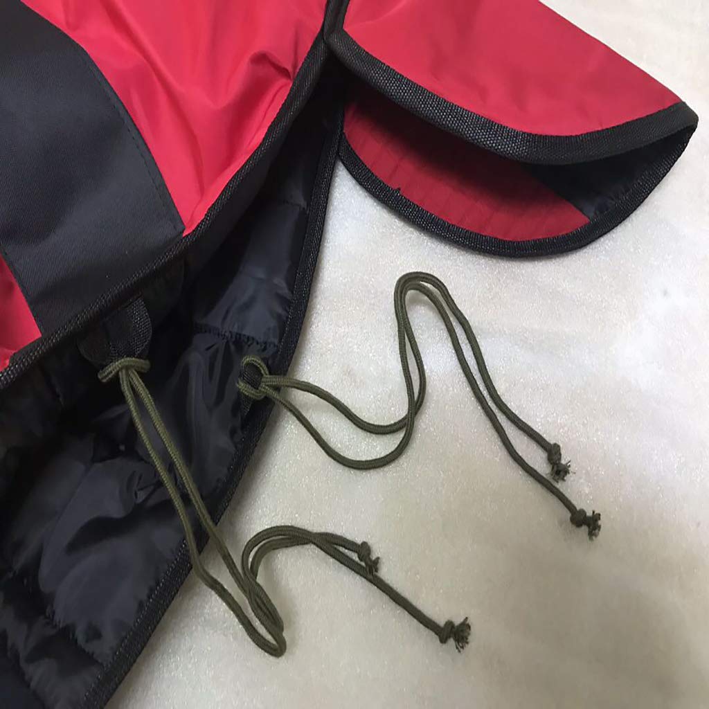 Manta de Caballo Manta Térmica 600D Tela Oxford Forro De Poliéster Transpirable A Prueba de Viento Y Polvo Cuello Completo Y Cordal(Size:125cm)