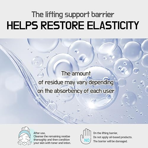 Miniatura 7 de Máscara doble iluminadora y elevadora, paquete de 1 paquete (5 hojas, 3.9 onzas) antiarrugas antienvejecimiento para el cuidado de la piel, paquete