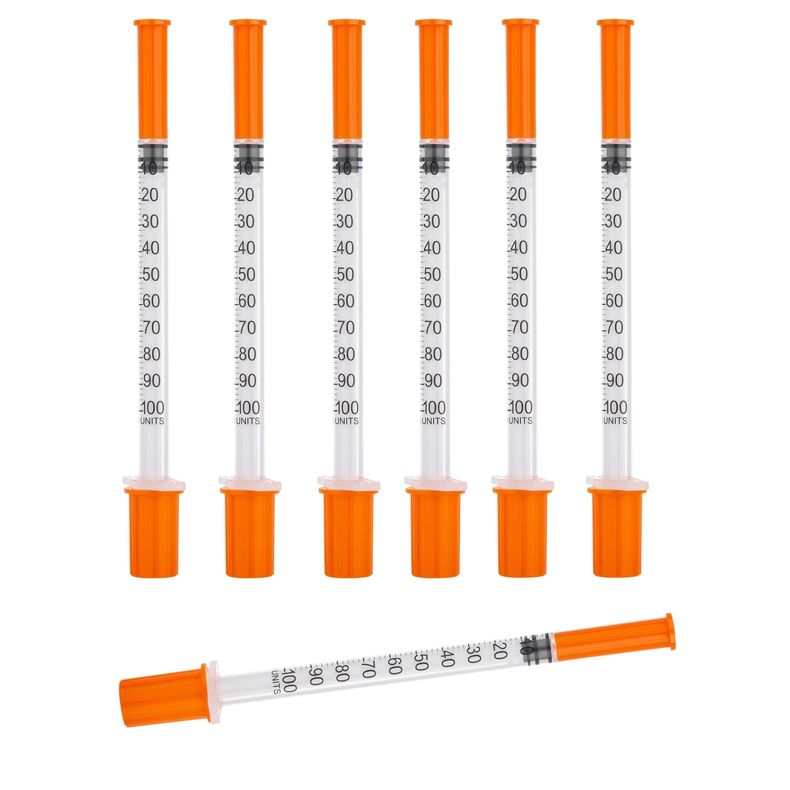 100 Stück1ml/cc Kunststoff Mehrzweck-Messwerkzeuge 0,29 x 8mm einzeln verpackt (100)