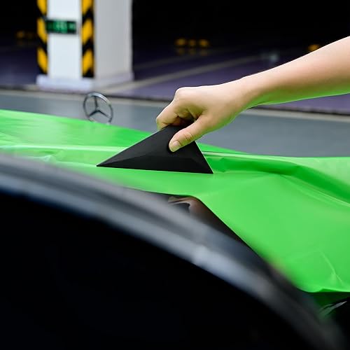 Miniatura 5 de FOSHIO Pequeñas herramientas de tintado de ventana con escobilla de goma triangular, herramienta de envoltura de vinilo, escobilla para envolver