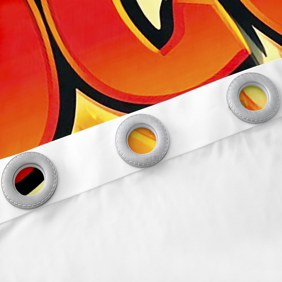 Tende per finestre con chitarra elettrica, stile hippie, per ragazzi e ragazze, con musica rock, decorazione per la casa, tende per finestre a fiamma, per soggiorno e camera da letto, 167 x 228 cm