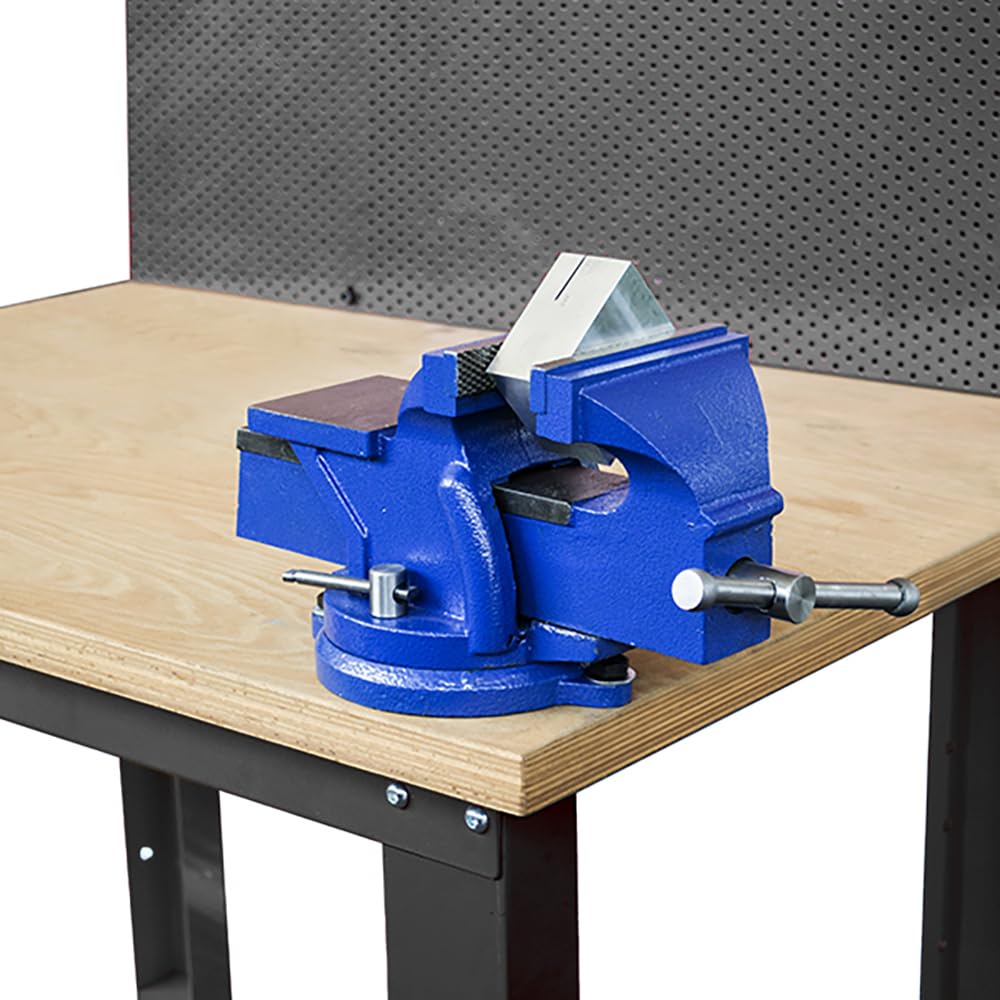 Sogi MB-150 morsa da banco con base girevole in ghisa e acciaio - ganascia 150 mm - apertura 200 mm