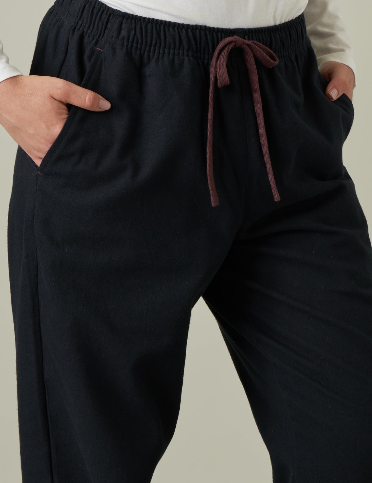 LAPASA Pantalon de Pyjama Femme Chaud Bas de Pyjama & d'Intérieur Détente Automne/Hiver Flanelle de Coton L74
