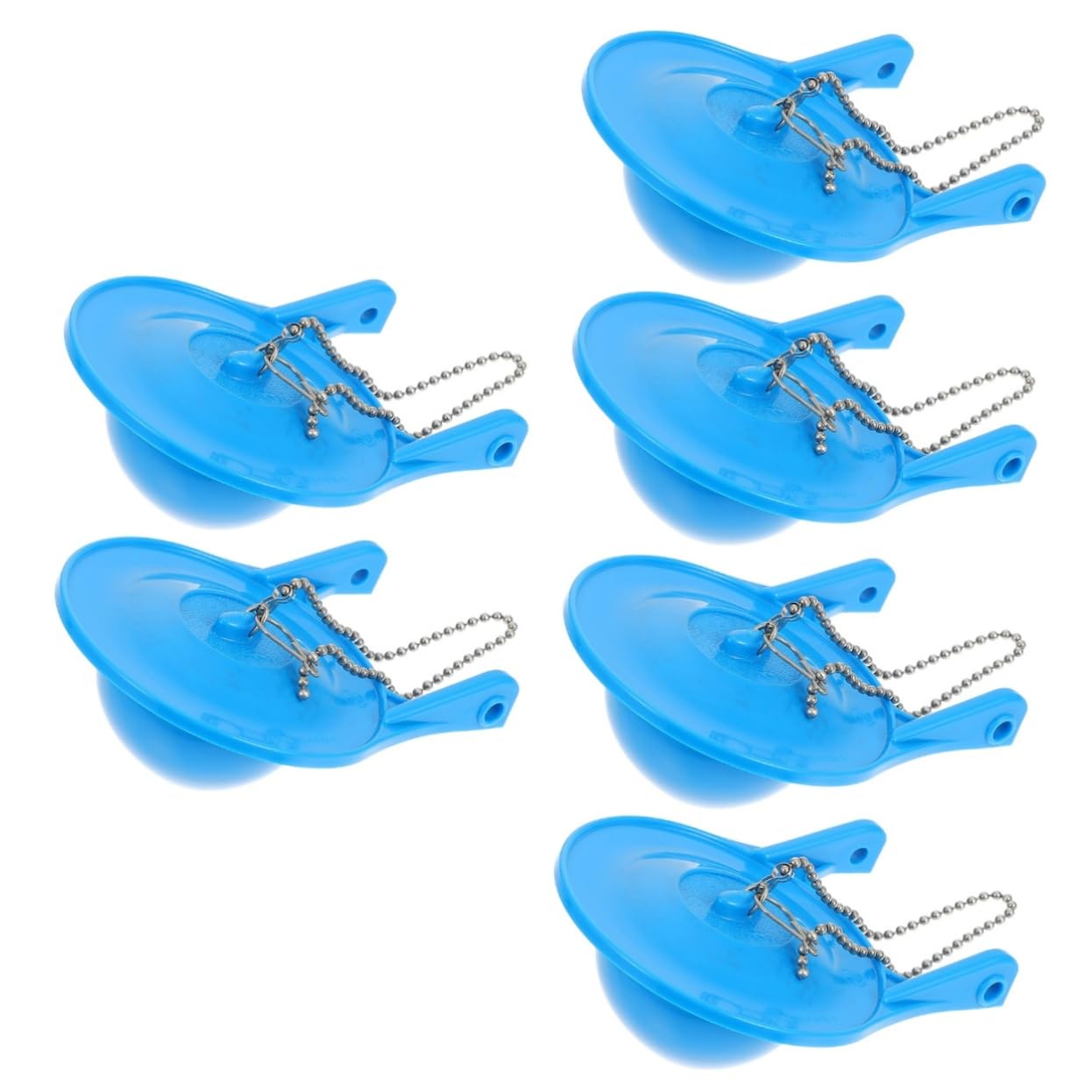 Uonlytech 6stücke Toilettenflapper Ersatz Für Spültoiletten Wasserdichter Langlebiger Toilettenverschluss Für Effizientes Spülen Und Reparatur Von Leckagen