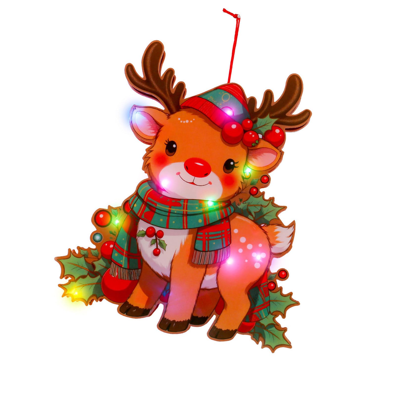 Buxuaaaa A Buxuaaa Bright Lighted Festival Ornament With User Friendly Led Technology Indoor Outdoors Party Decoration Led Christmas Hanging Decorations