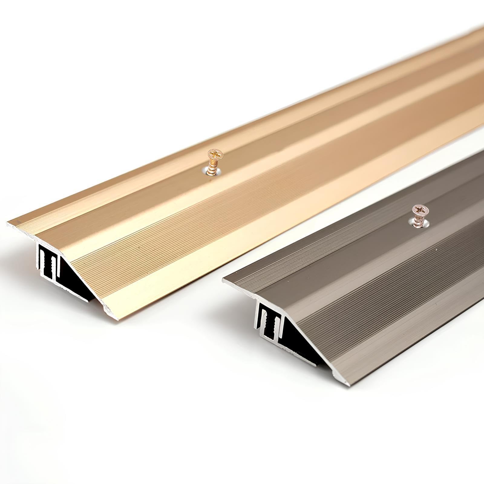 Tira De Umbral Antideslizante Perfil De Transición De Aluminio Para Suelos