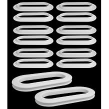 heyous 20PCS Multipurpose Heavy Duty White Plastic Carrying Handle Ergonomic Design Suitable for Cardboard Box