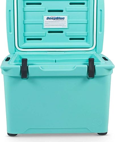 Miniatura 10 de Engel Coolers ENG50 - Enfriador de hielo de plástico moldeado giratorio de 60 latas de alto rendimiento duradero sin costuras para campamento, caza