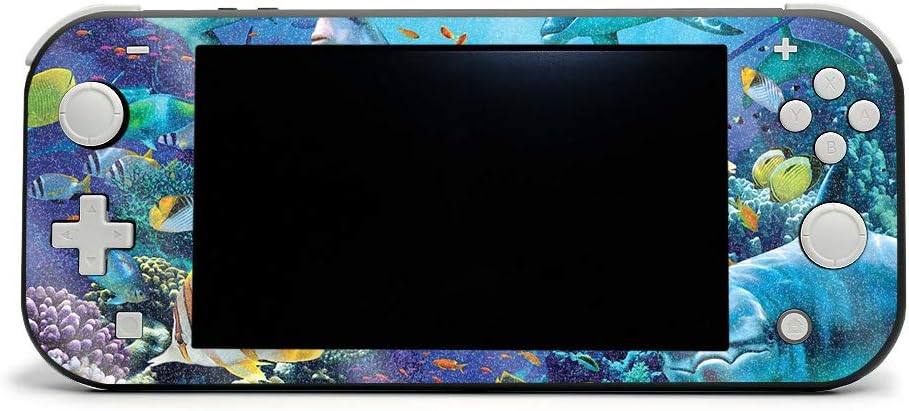 Mighty Skins Glossy Glitter Skin for Nintendo Switch Lite - Ocean Friends | Protective, Durable High-Gloss Glitter Finish | Easy to Apply, Remove, and Change Styles | Made in The USA