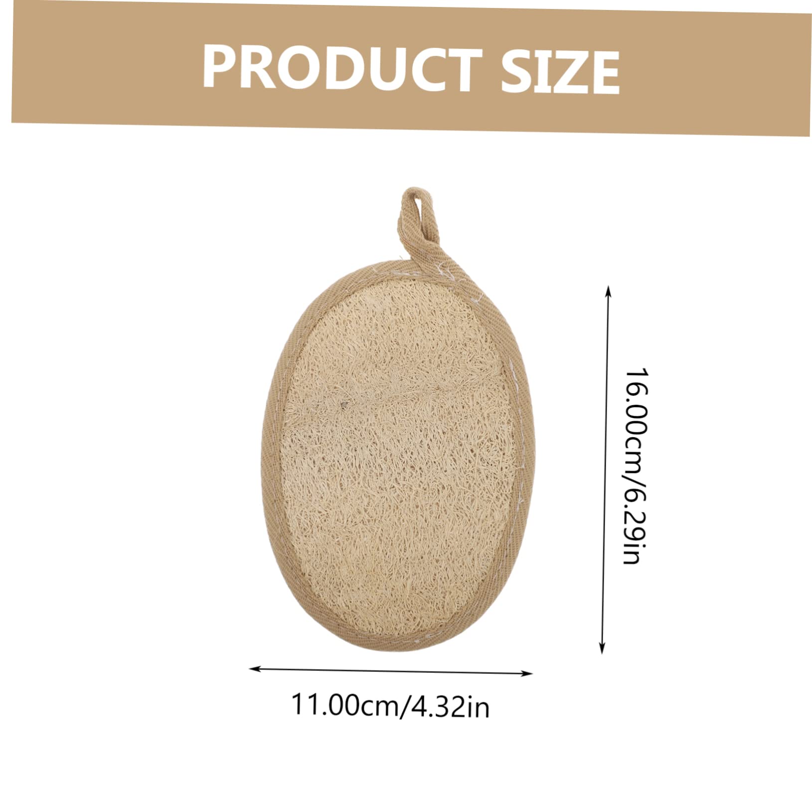 FOMIYES 2pcs Loofah Bath Towels for Body Cleaning Sturdy Shower Rubbing Towels Skin Friendly Easy to Clean Portable Bath Loofah Scrubber for Exfoliating and Lathering