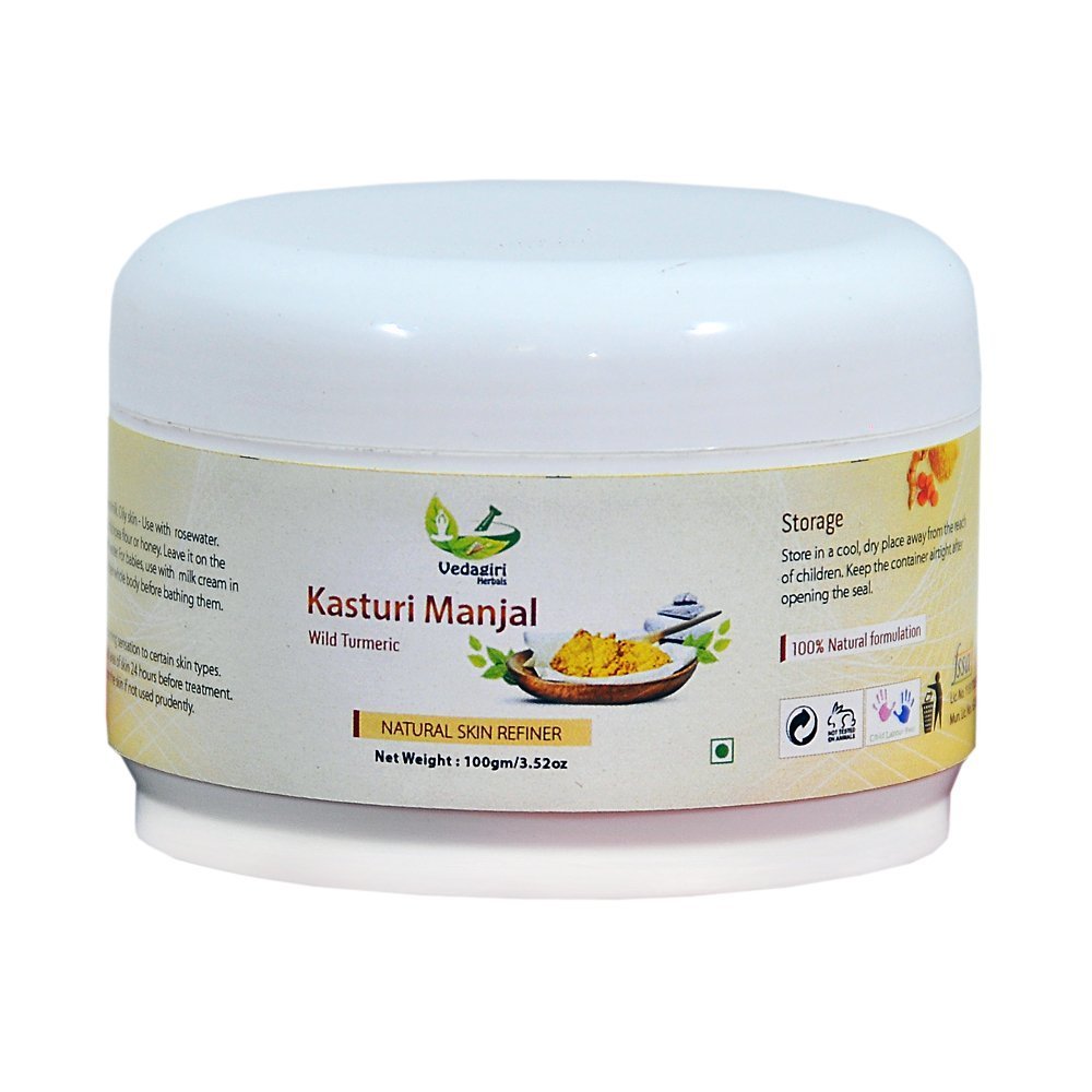 Yellow Kasturi Manjal Powder - 100 gm