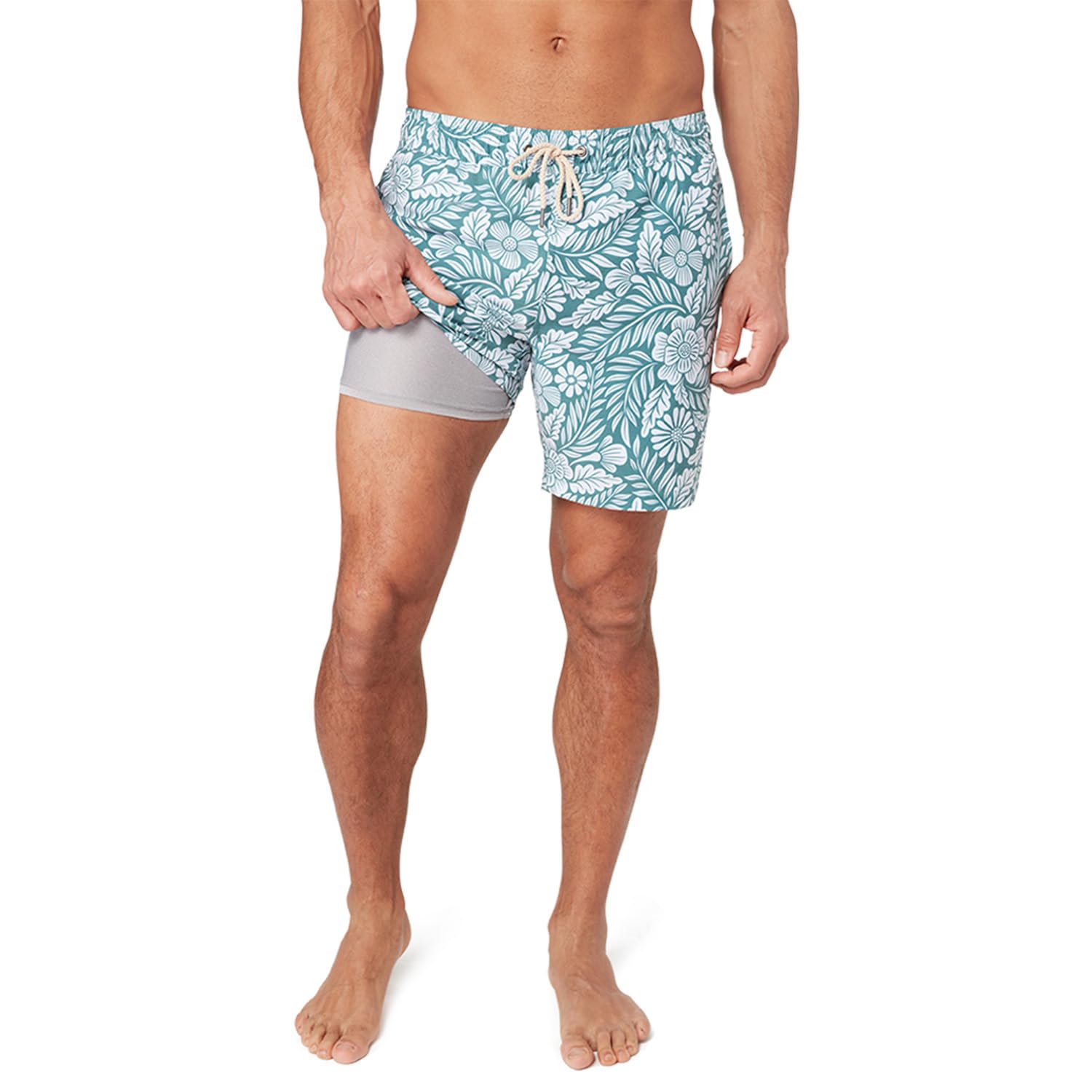 Fair HarborBayberry Trunk –– Men's Swim Suits with Liner, 7-inch Inseam –– Anti-Chafe Classic fit Swim Trunks