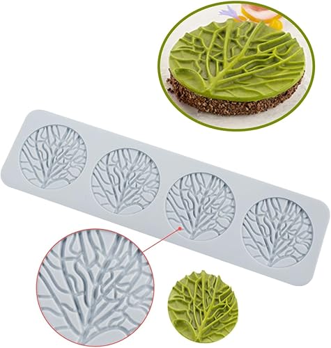 Miniatura 5 de Molde de silicona hueco de copo de nieve para fondant, molde de silicona en relieve 3D, molde de silicona para fondant, molde de arcilla para