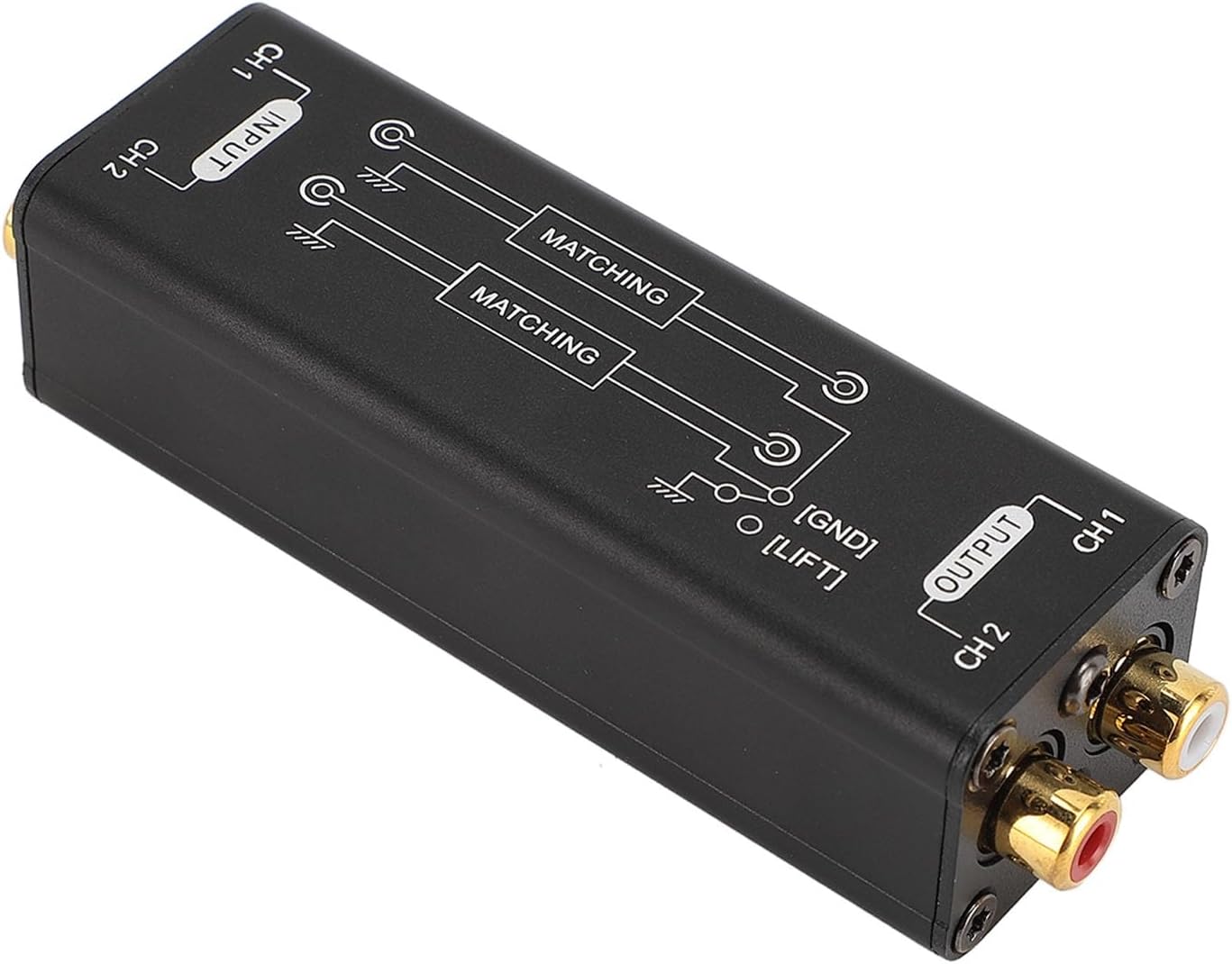 Ground Loop Noise Isolator, Buzzing Noise Filter, Buzzing Noise Elimination for Car Audio and Home Stereo System, Ground Loop Noise Filter Stereo Audio Noise Isolator Box