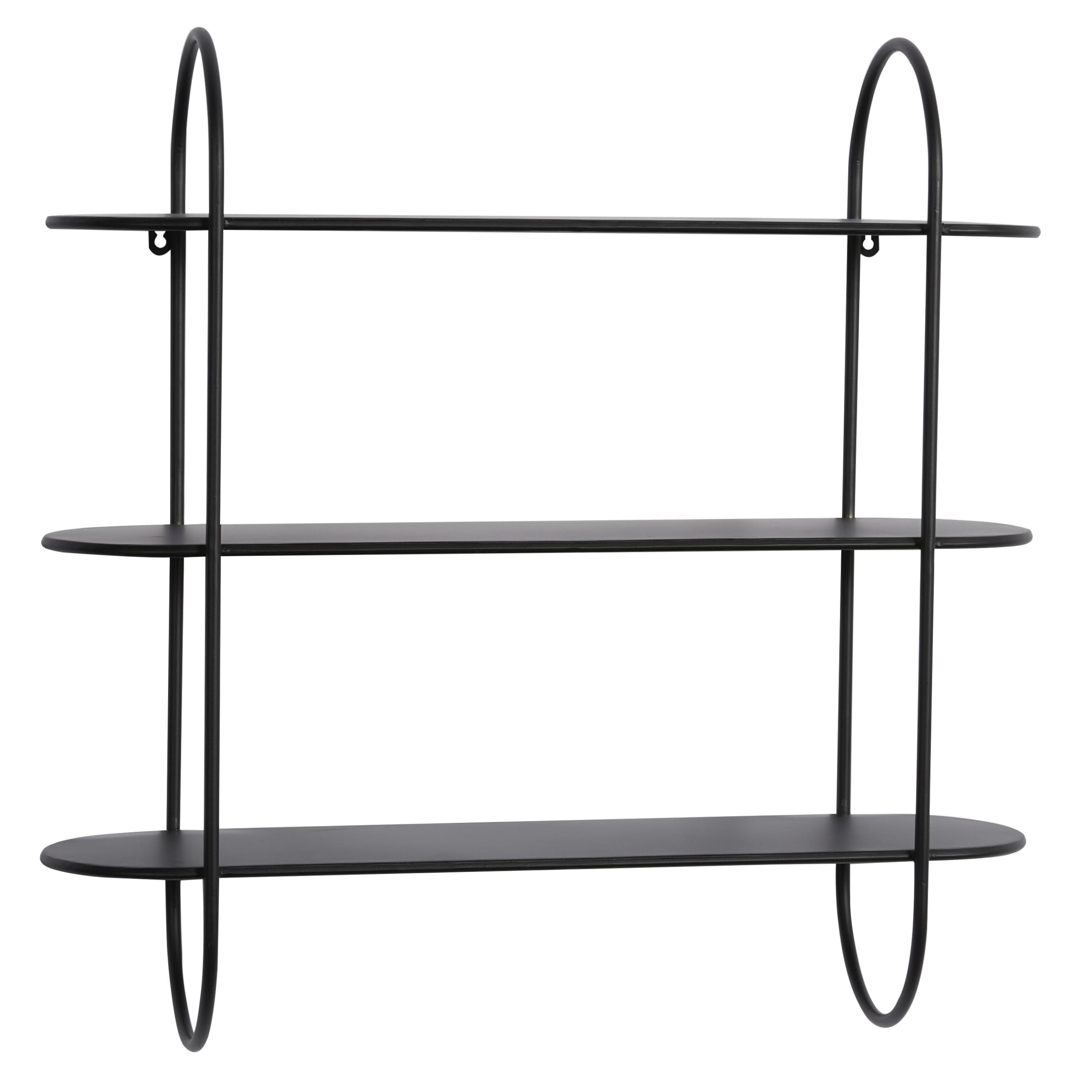 Deco 79 Metal 3 Shelves Wall Shelf, 28