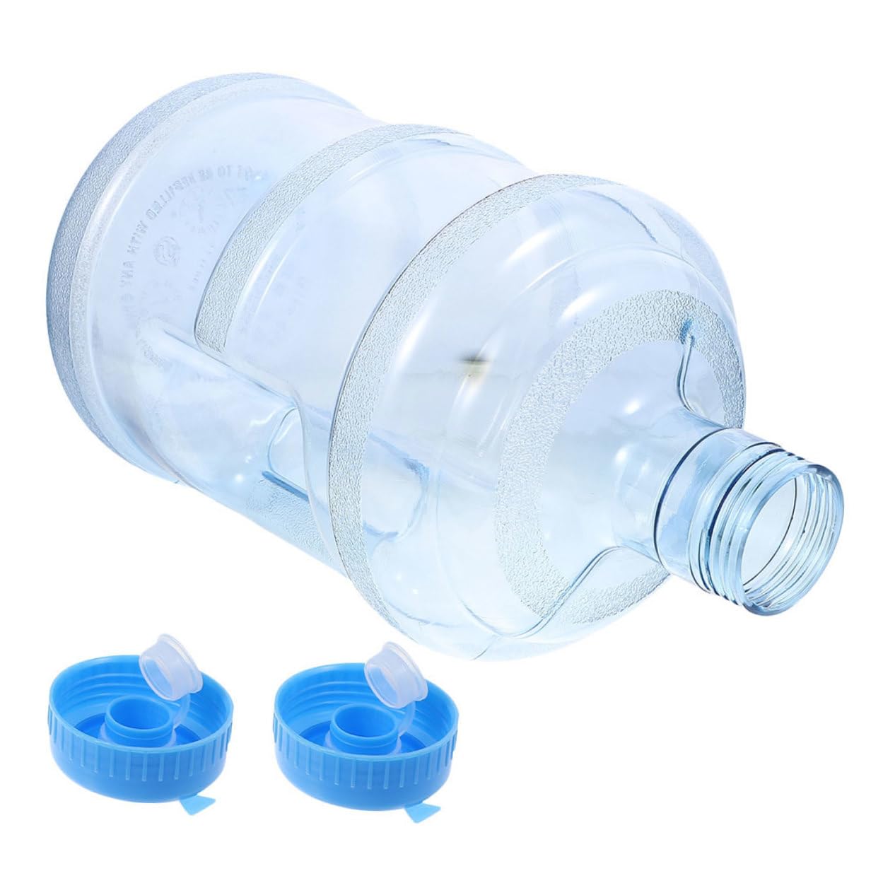 Abaodam Contenitore Forma Ampia da 5l per Acqua Portatile in PC Leggero Chiusura Ermetica Riutilizzabile e Adatto a Lavoro e Fitness