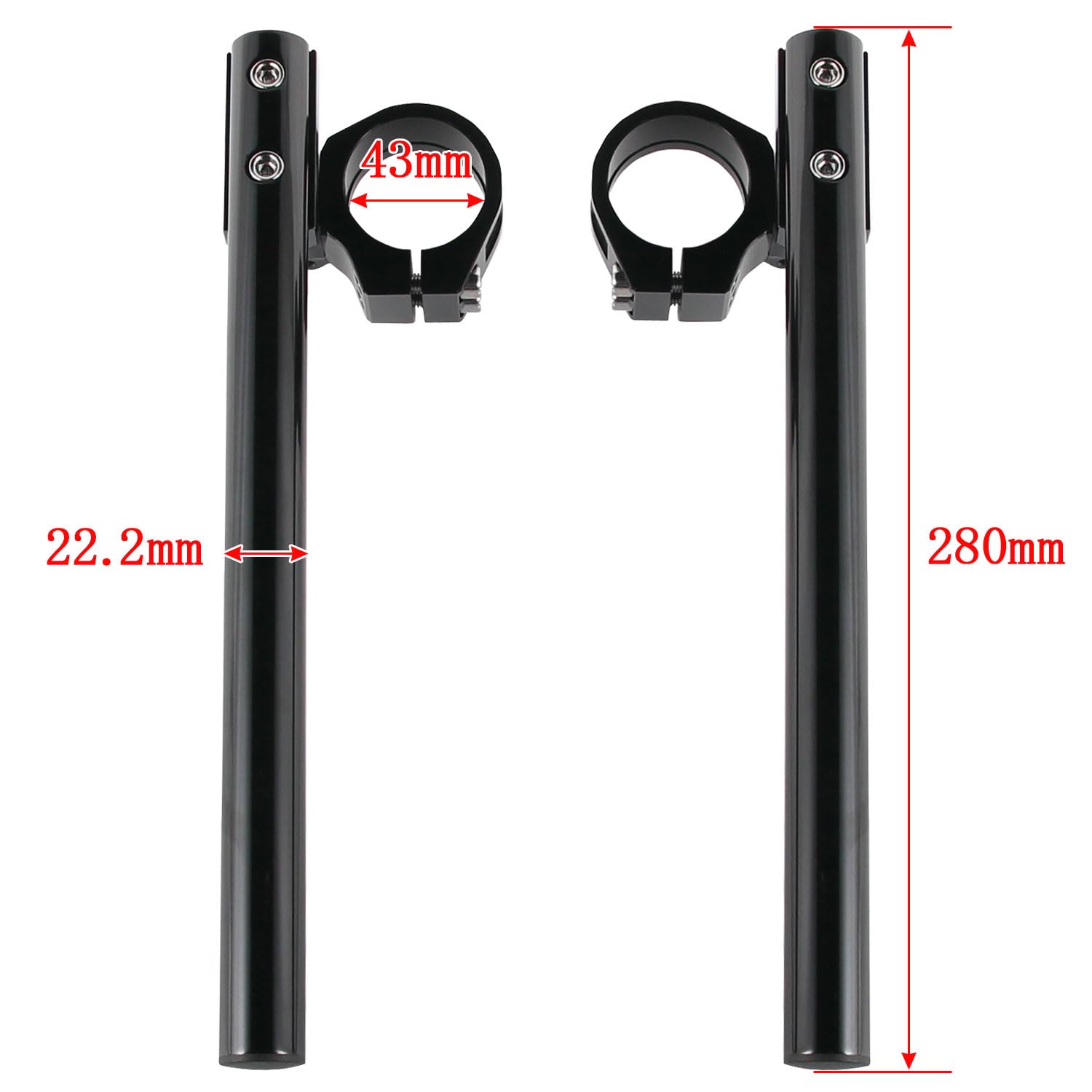 Amazon | 汎用 43Φ 43mm 43パイ セパレートハンドル セパハン