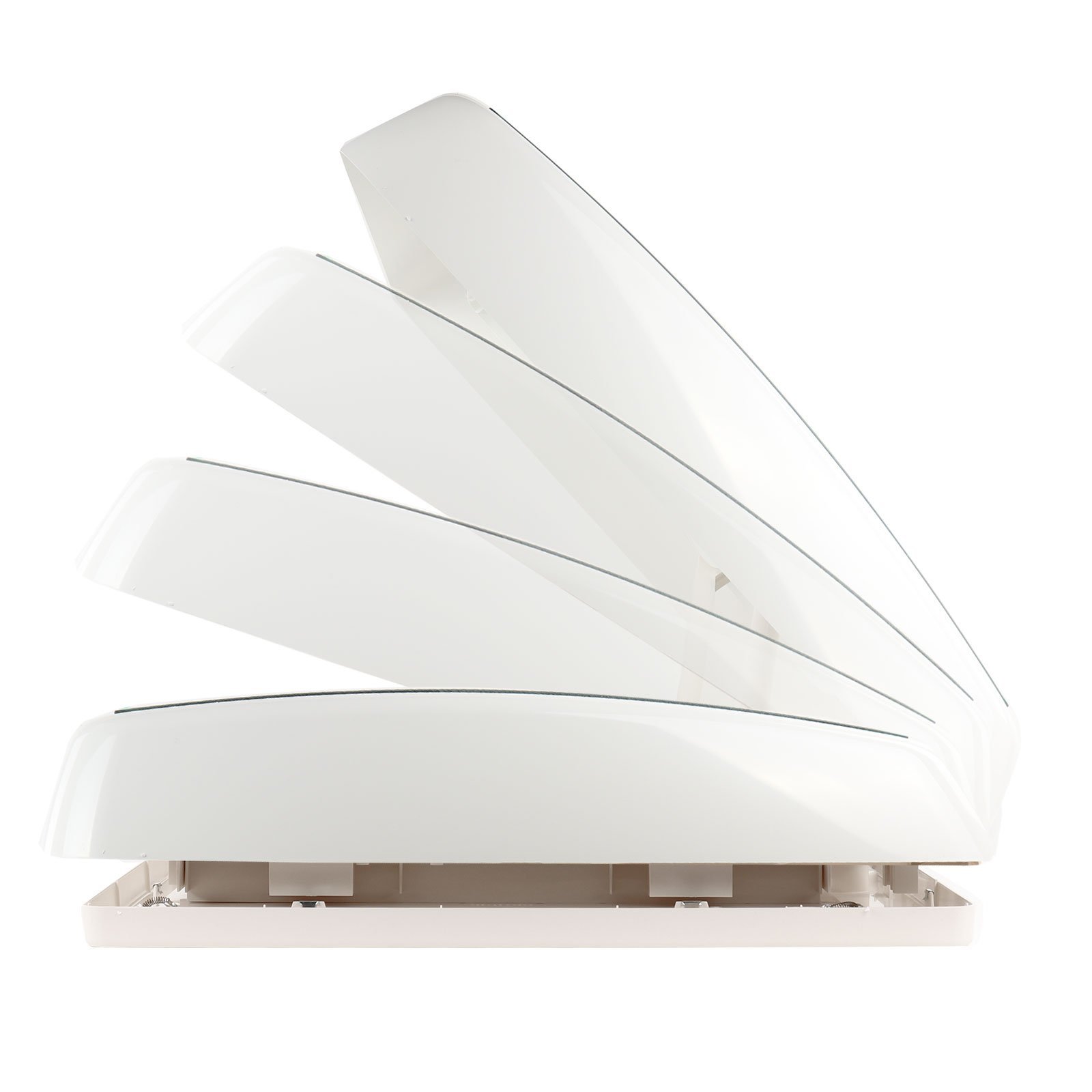 Dometic - Oblò “Mini Heki” per aerazione forzata e sigillante Dekalin, per roulotte o camper, dimensioni: 70 cm x 50 cm, spessore del tetto: da 25 mm a 45 mm