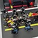 HTLNUZD 1/43 F1 RB20#11 Alloy Racing Car Pit Lane Version DieCast Alloy Model with 6 Pit Crew Figures, Collectible Vehicle for Enthusiasts