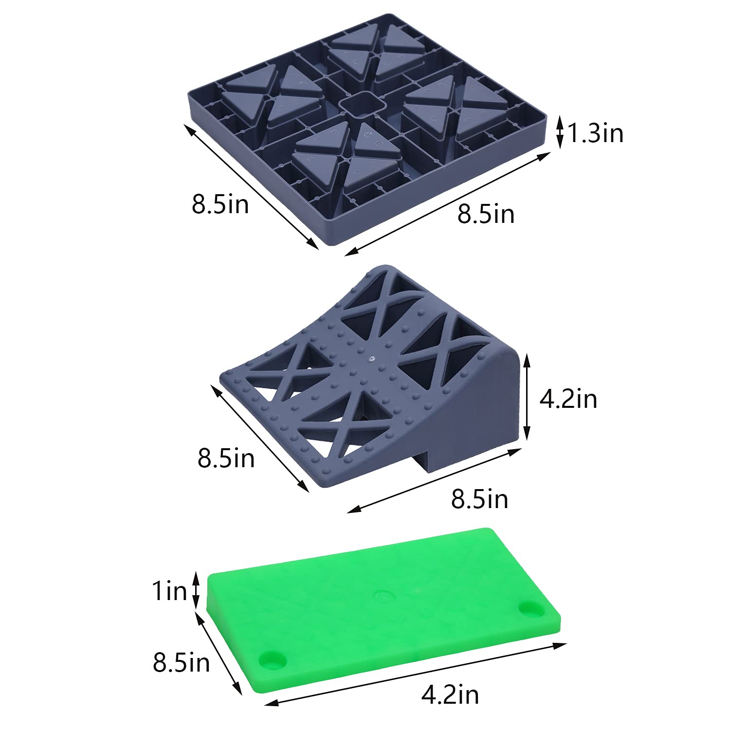 GarfatolRv Rv Leveling Blocks,Trailer Leveling Blocks For Heavy Duty Include