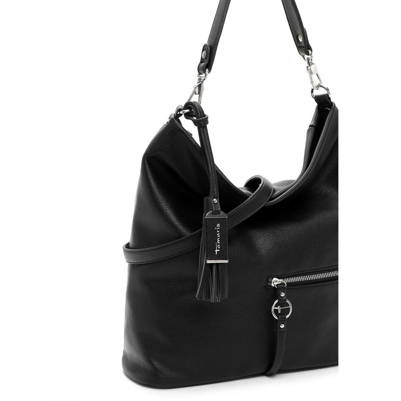 Tamaris Nele Damen Schultertasche Synthetik grau