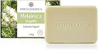 PHYTOTERAPICA - Sabonete de Melaleuca e Gergelim - Aromaterapia - Hidrata a pele, produz intensa limpeza corporal, acalma e atenua a vermelhidão da pele com acne - Vegano, Cruelty-free - 100g