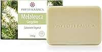 PHYTOTERAPICA - Sabonete de Melaleuca e Gergelim - Aromaterapia - Hidrata a pele, produz intensa limpeza corporal, acalma e atenua a vermelhidão da pele com acne - Vegano, Cruelty-free - 100g