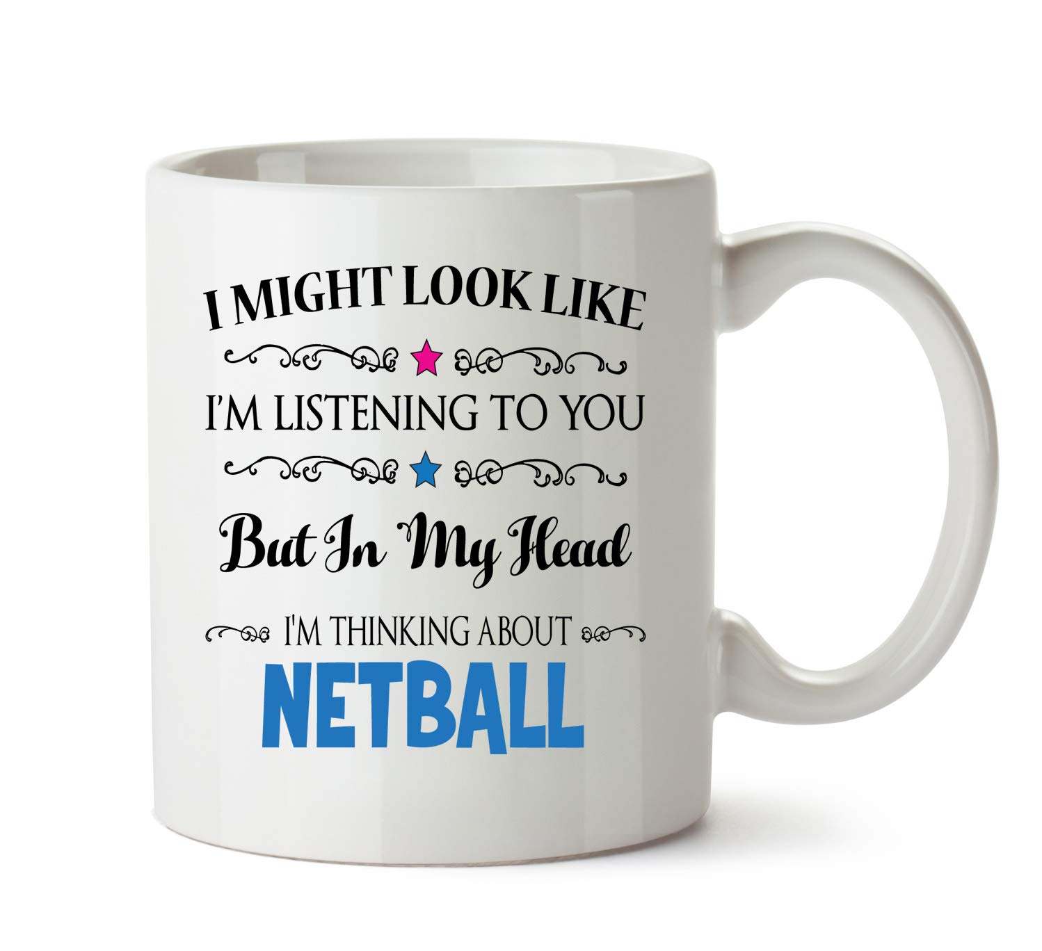 FoxyPrinting Netball Coffee Mug