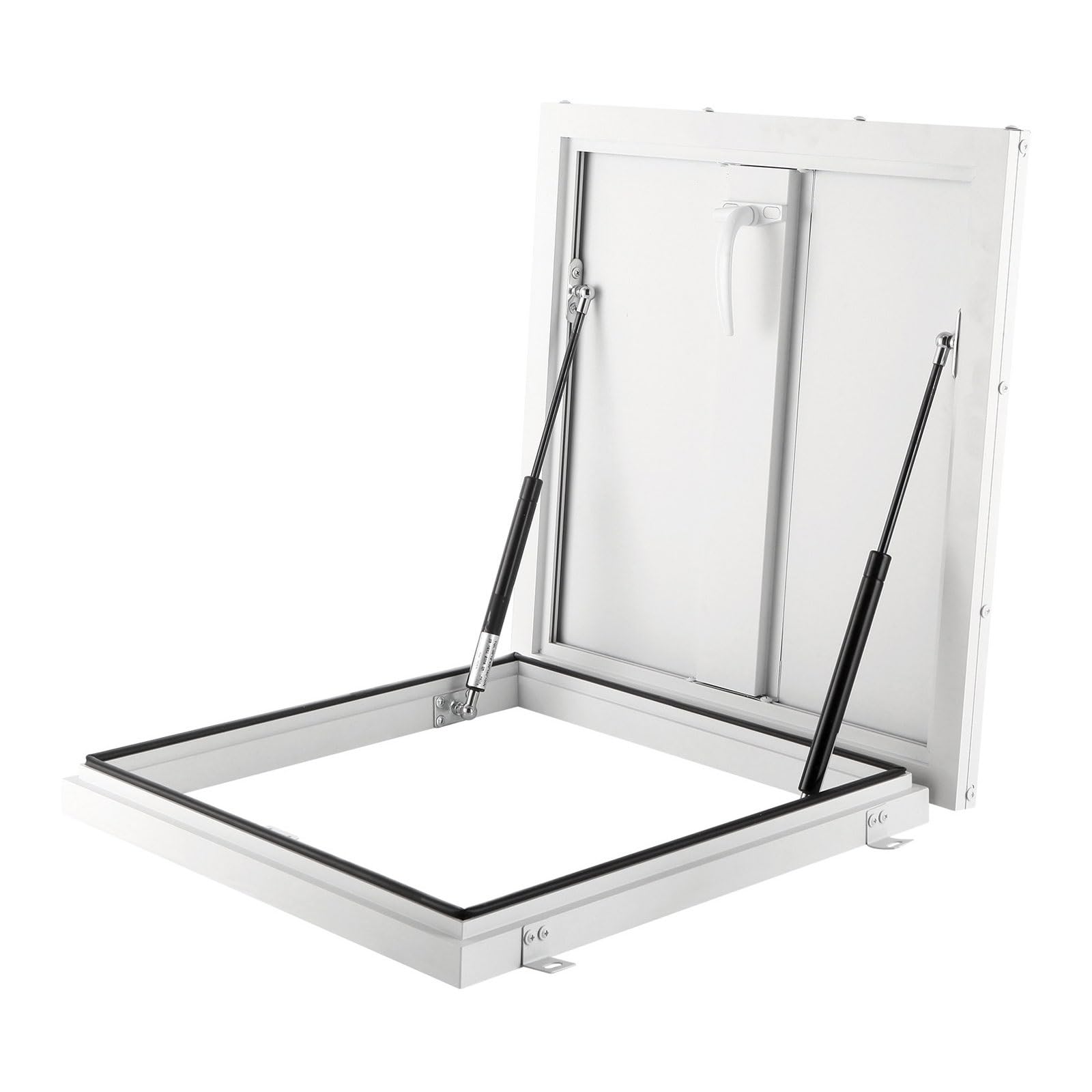 Tapas para pozos de ventanas de sótano con soporte hidráulico doble 1