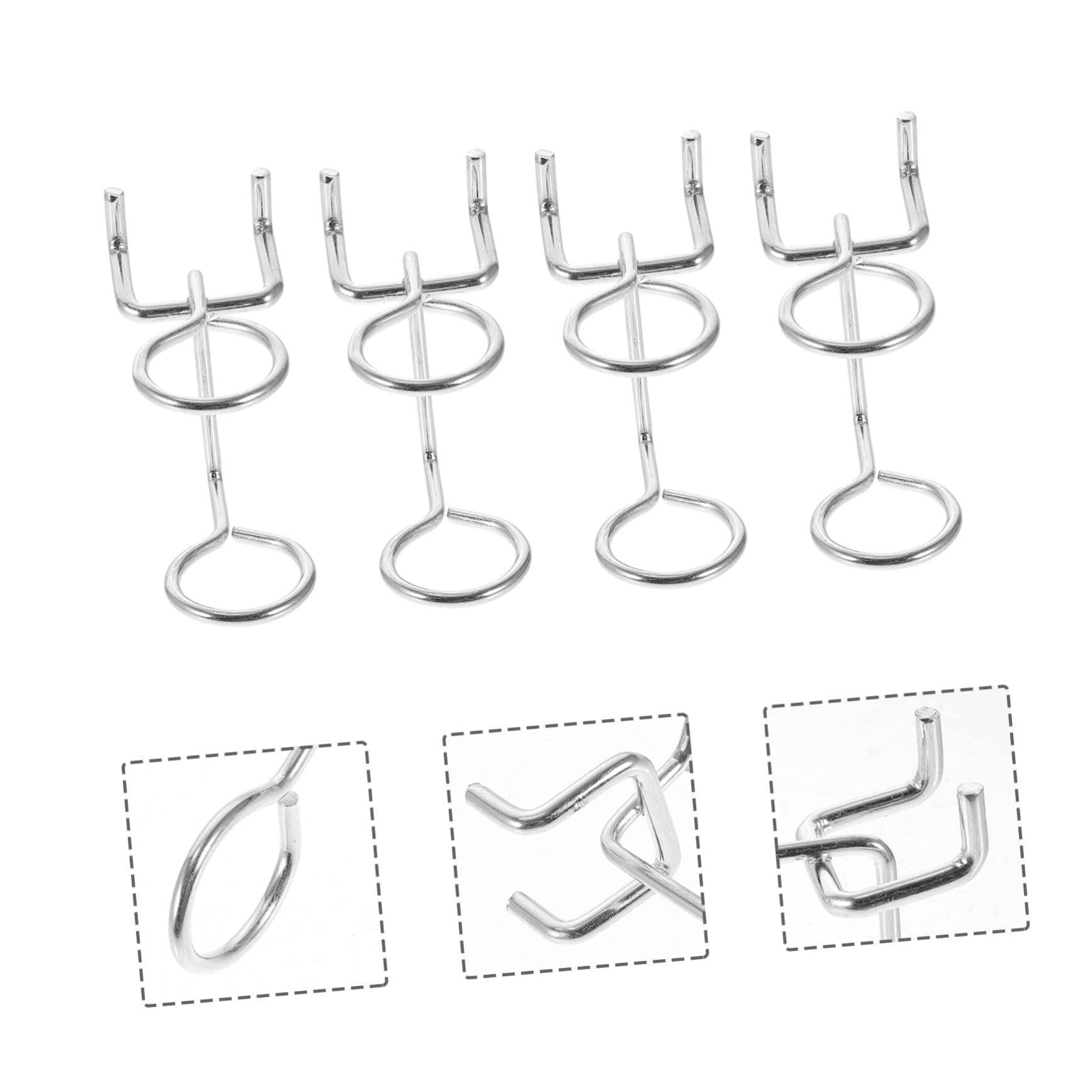 Gadpiparty Pegboard Hooks for Screwdriver Storage Iron Pegboard Screwdriver Holder Accessory