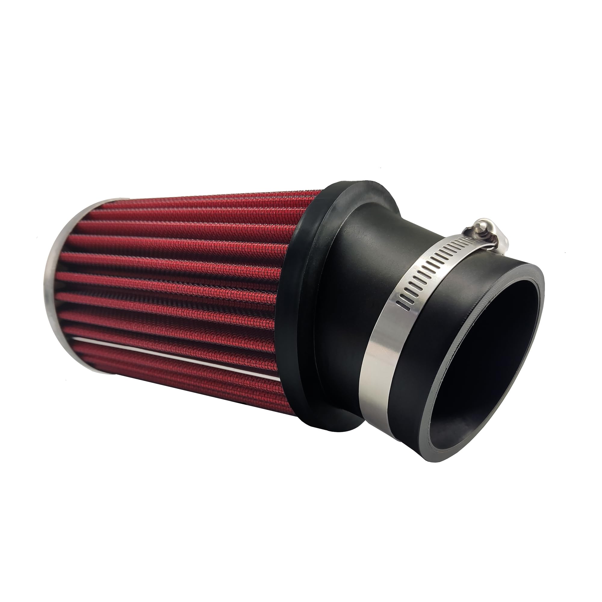 Simoni Racing FSR/UP Filtro Aria Biconico Inclinato a 45° Diametro 67mm, Universale, Cotone Rosso