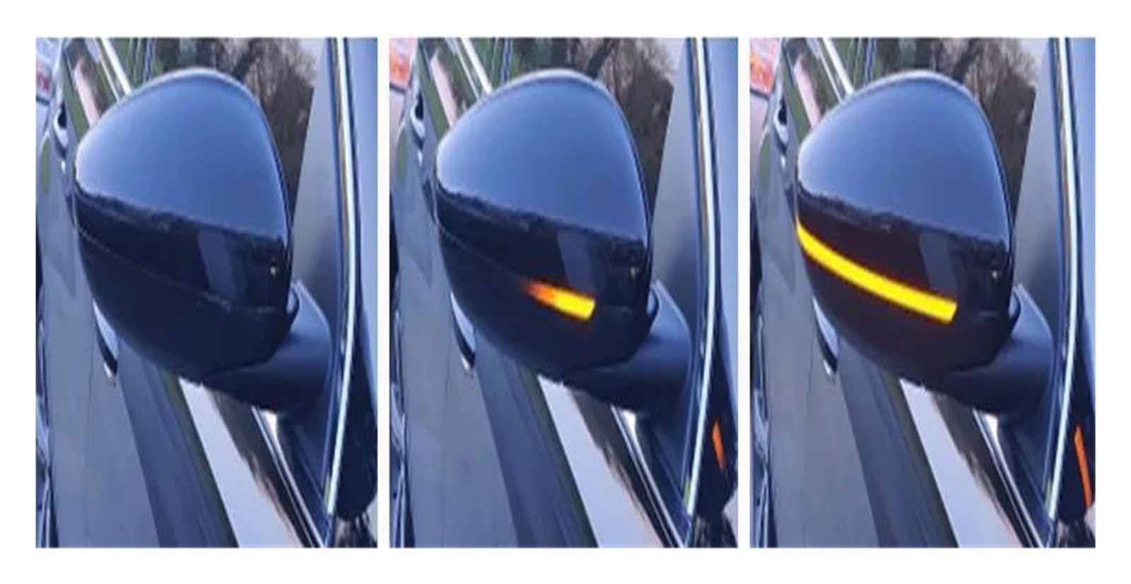 Feu Signalisation 2X Pour Peugeot 308 T9 II 2013 2014 2015 2016 2017 2018 2019 Clignotants LED Dynamiques Pour Rétroviseur Latéral Lumière Ambre Feu Clignotant