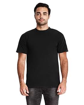 Next Level Adult Power Crew T-Shirt XS BLACK | Amazon.com