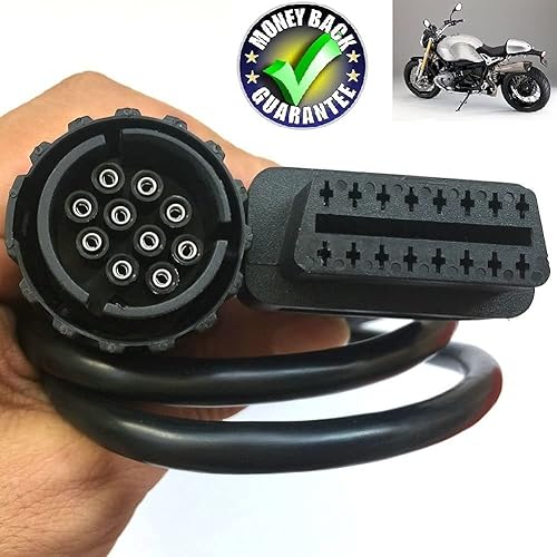 Miniatura 4 de Adaptador de cable de diagnóstico del motor 10pin OBD AntiBreak usado para las motocicletas