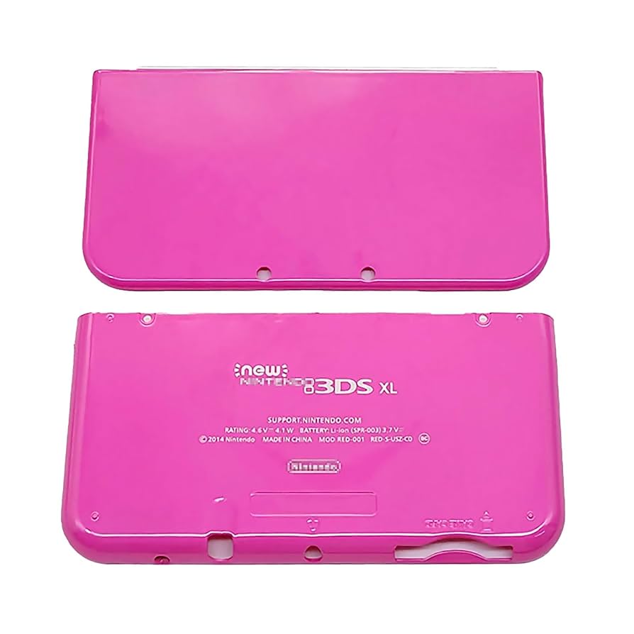 Amazon.co.jp: New3DSXL ピンク エクストラトップ/ボトムカバー