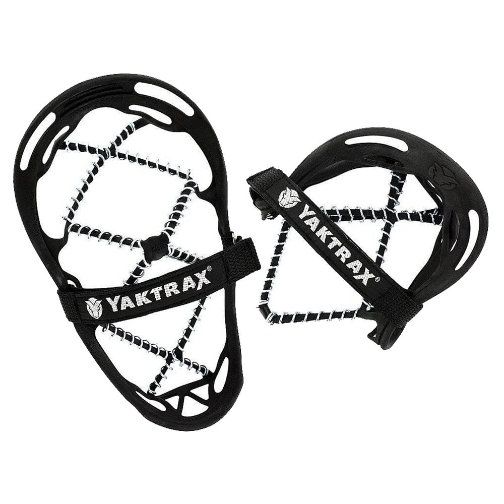 YakTrax Pro Traction Klampen für Schnee und EIS XL schwarz - schwarz