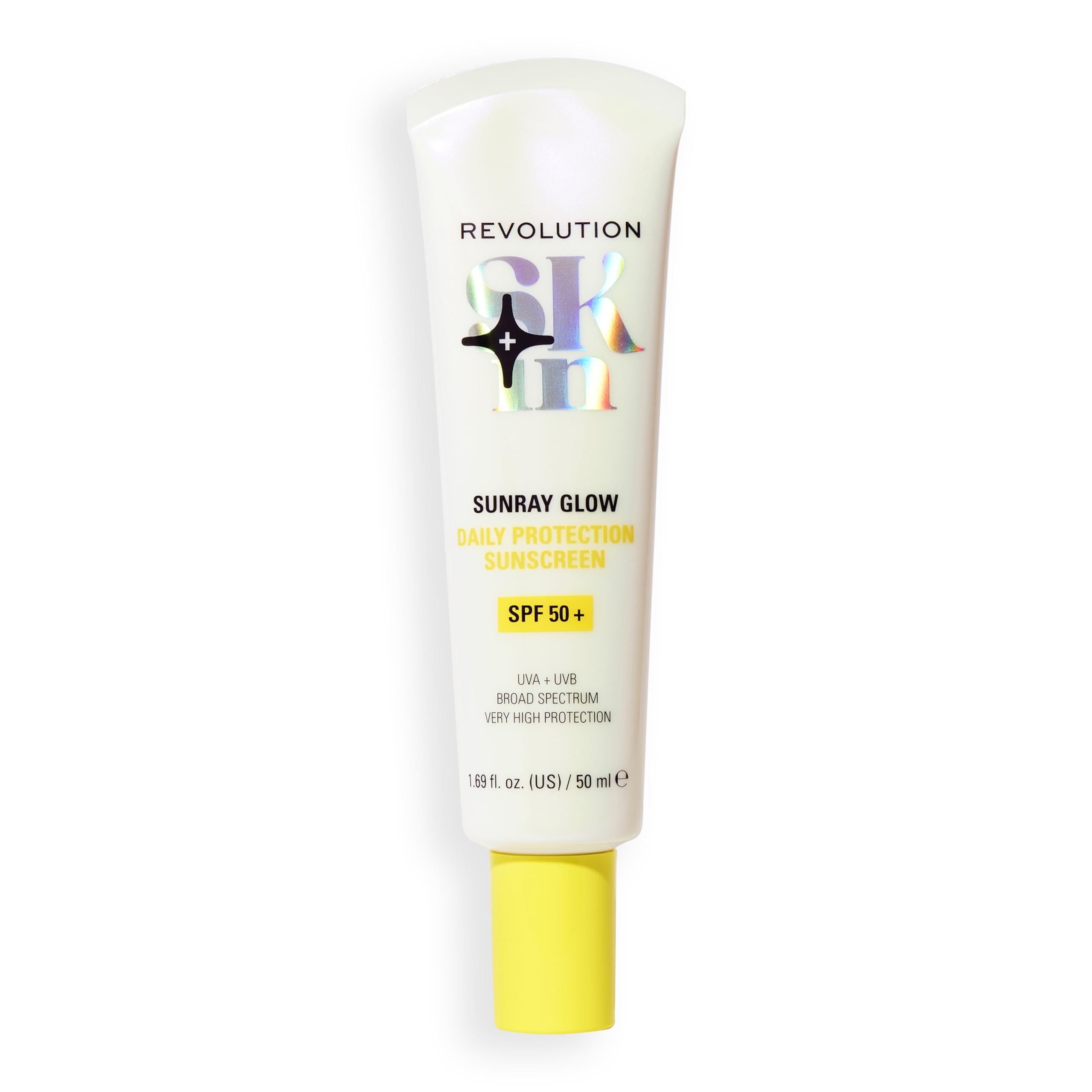 Revolution Beauty London Revolution Skin Sunray Glow Daily Protection Sunscreen SPF 50+, One Colour, Women