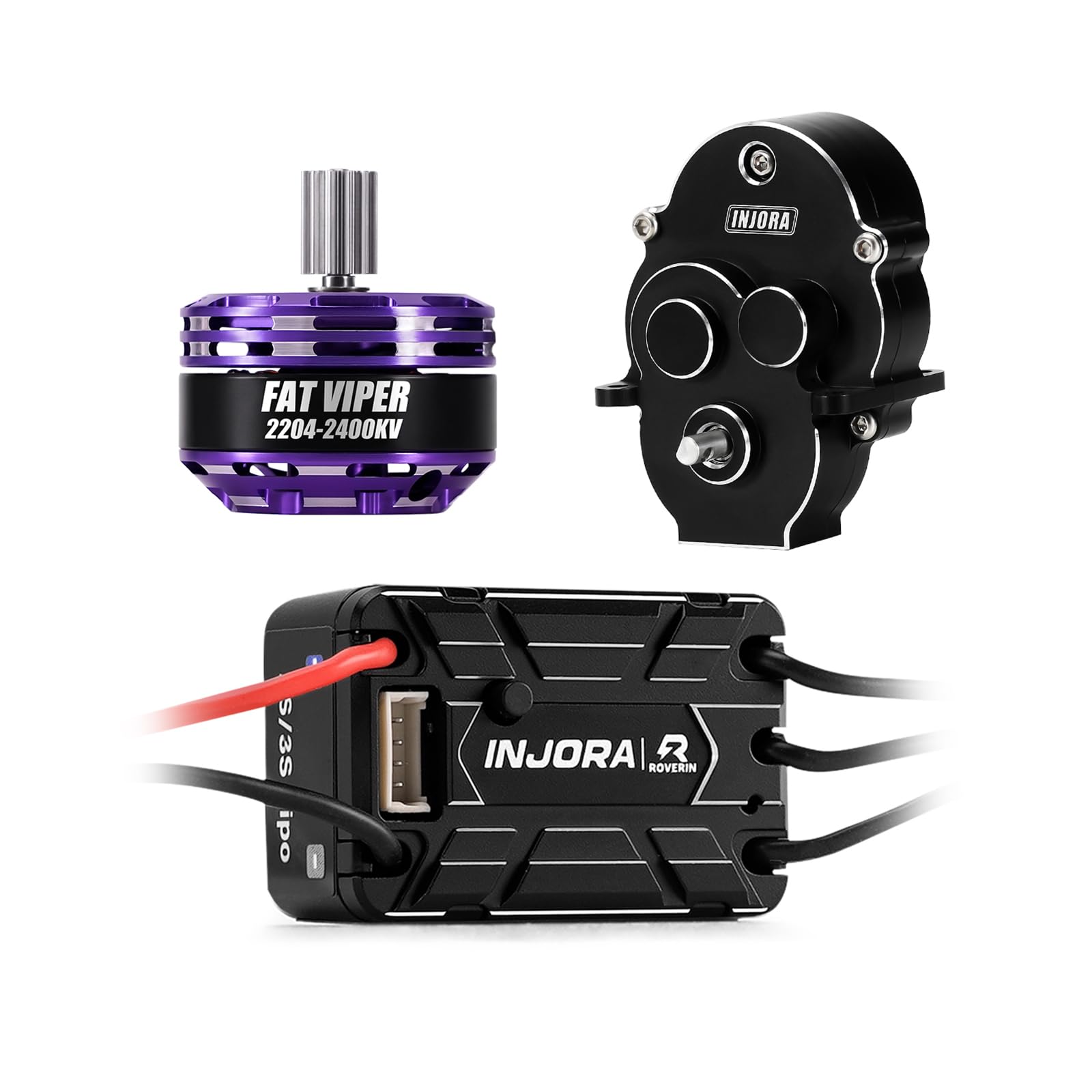INJORA Roverin OR30 ESC Senza Spazzole & Motore 2204 Fat Viper per TRX4M