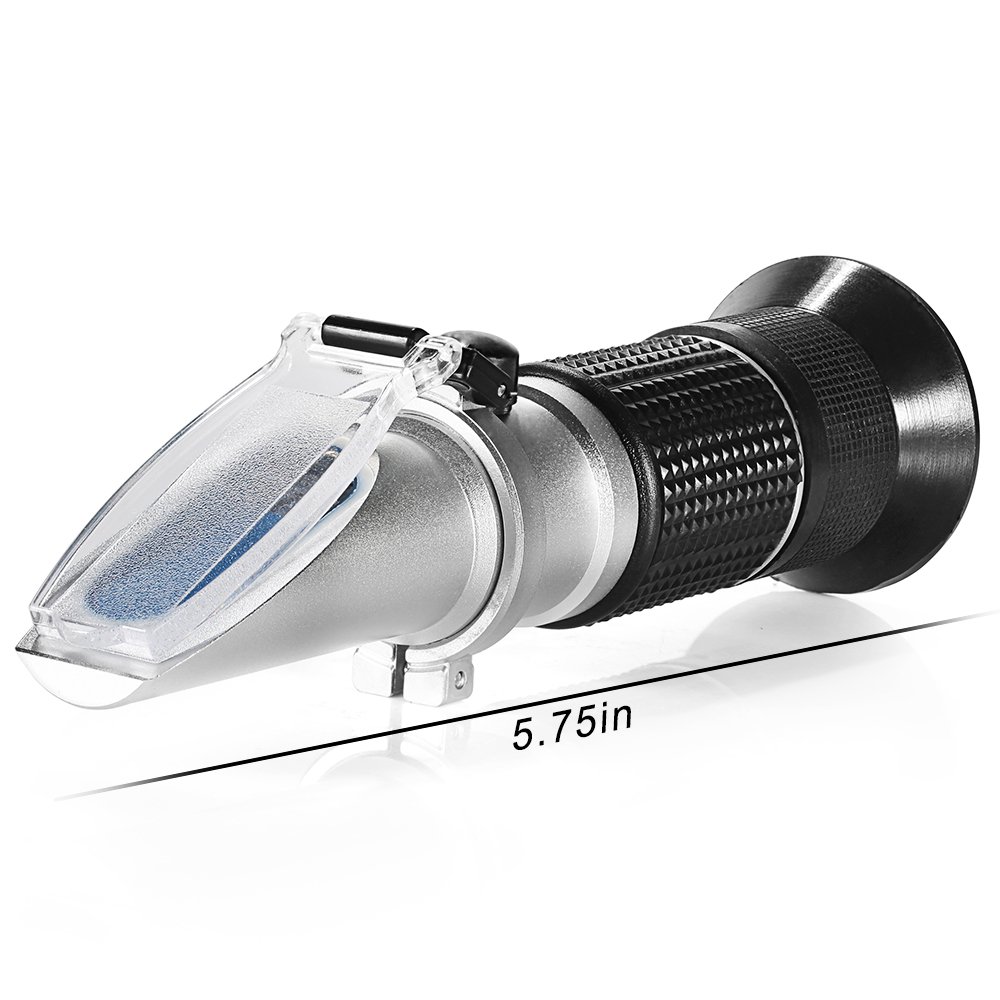 (0-90% Refractometer) - Handheld Brix Metre Refractometer,VRESOURCING Portable 0-90% Brix Refractometer High Accurate with ATC,Sugar Content Measurement for Sugar Food Fruit Beverages Honey - Image 9 thumbnail