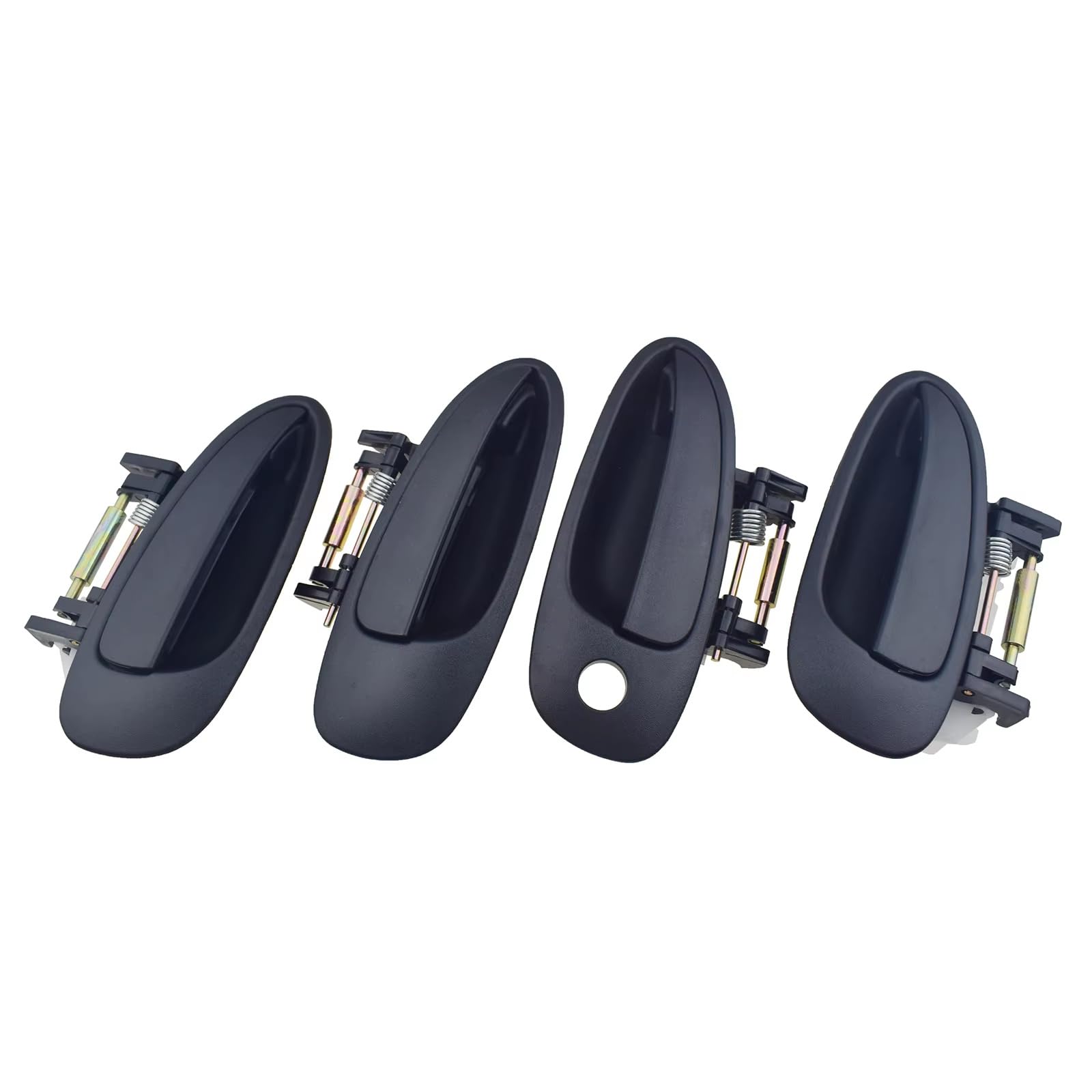 Poignée porte extérieure noire pour Toyota Avensis 1997-2003 kit complet
