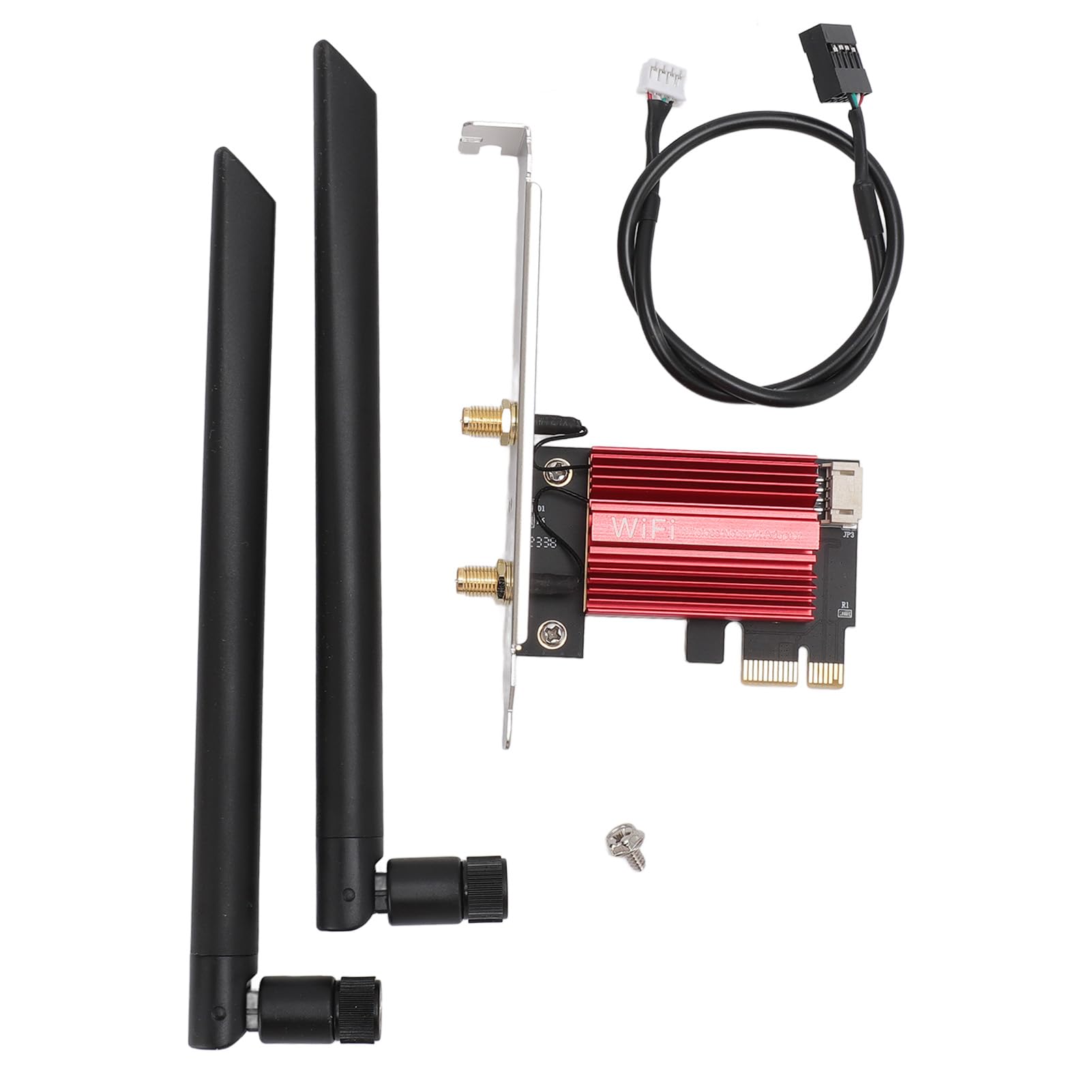 Elprico Adattatore di Rete Wireless, Adattatore di Rete WiFi Dual Band 2.4G 5G, Adattatore per Scheda di Rete Wireless PCIE RTL8821CE PRO AW CB304NF