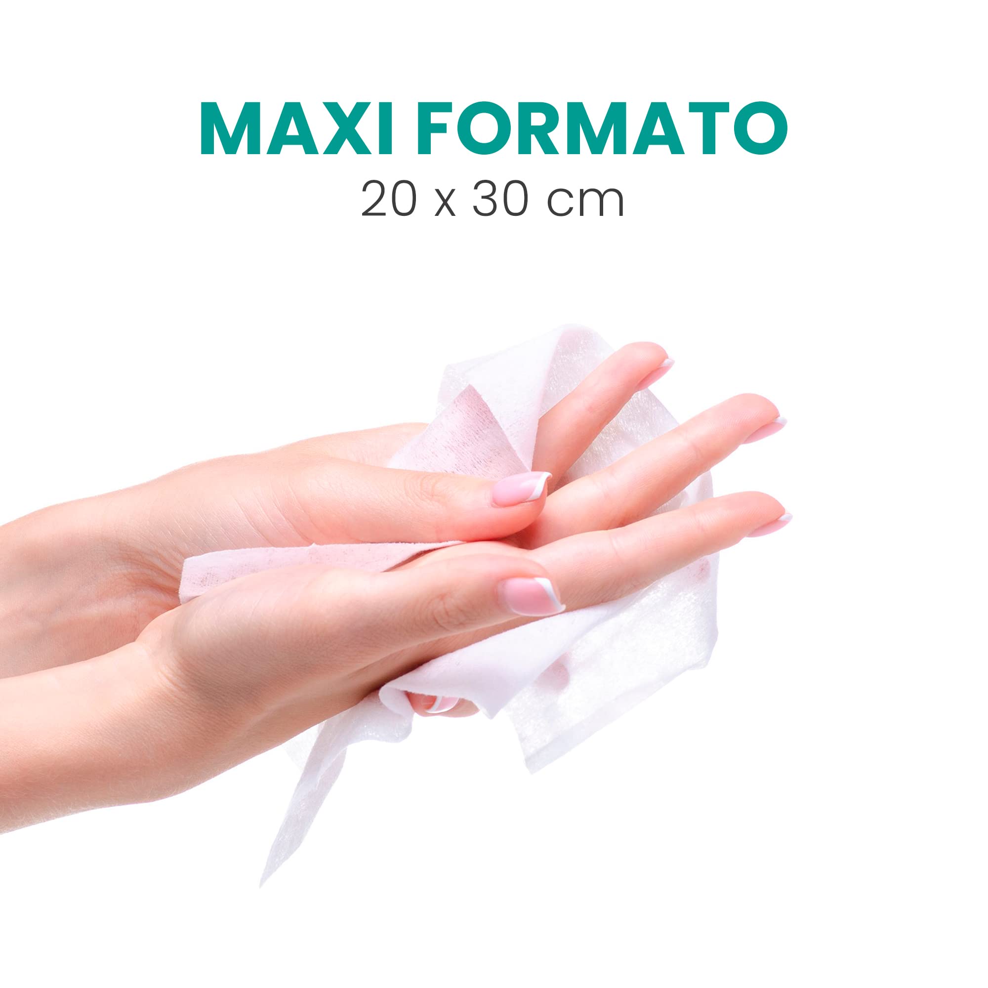 Farmex - Salviette Umidificate Igiene Intima - Salvietta Igienizzante Disinfettante Monouso, Dimensioni 20x30cm - Salviettina Intima Usa e Getta - 24 pezzi