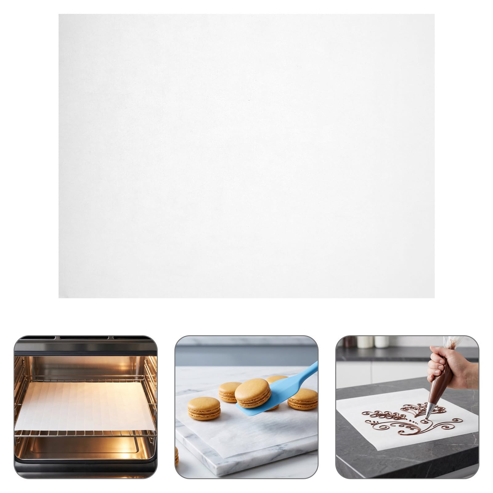Carta da Forno Precut 200 Pezzi 12x16 Pollici Bianca