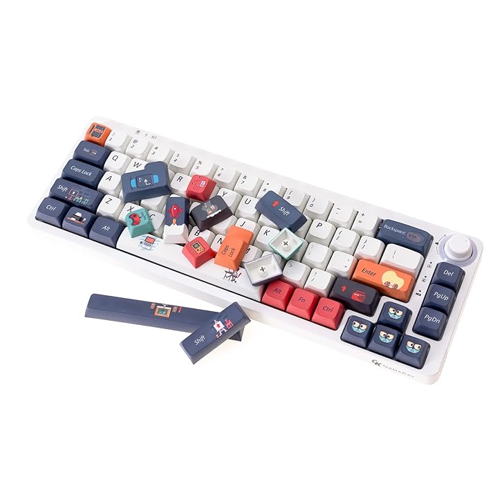 Buy GK GAMAKAY 126 Keys Keycaps PBT DyeSublimation Keycap XDA Profile