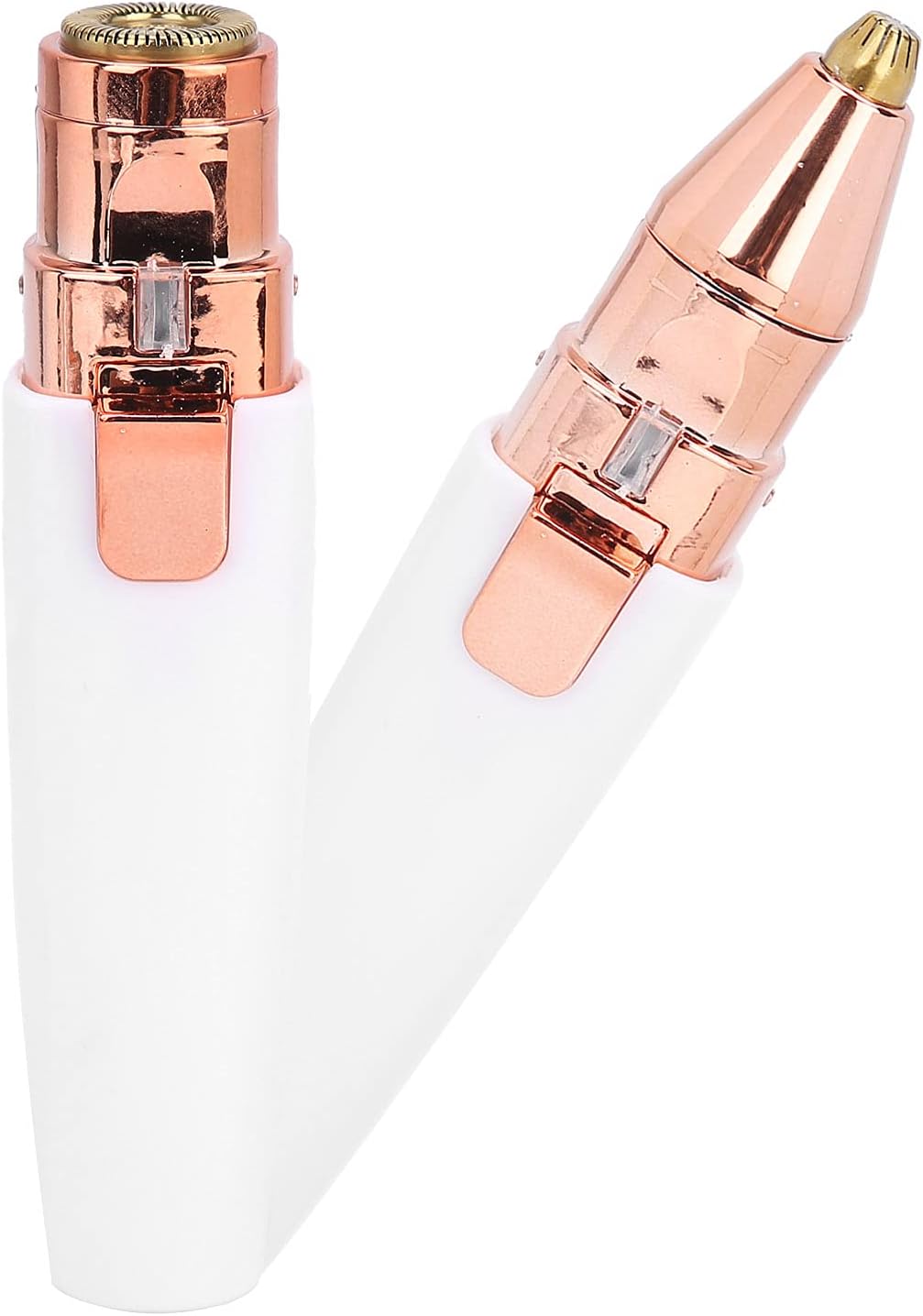 Wenkbrauwtrimmer en gezichtshaarverwijderaar, oplaadbare 2-in-1 wenkbrauwscheermes en haarverwijderaar, pijnloze epilator voor wenkbrauw, neus, lippen, gezichtshaar, lichaam, oksel