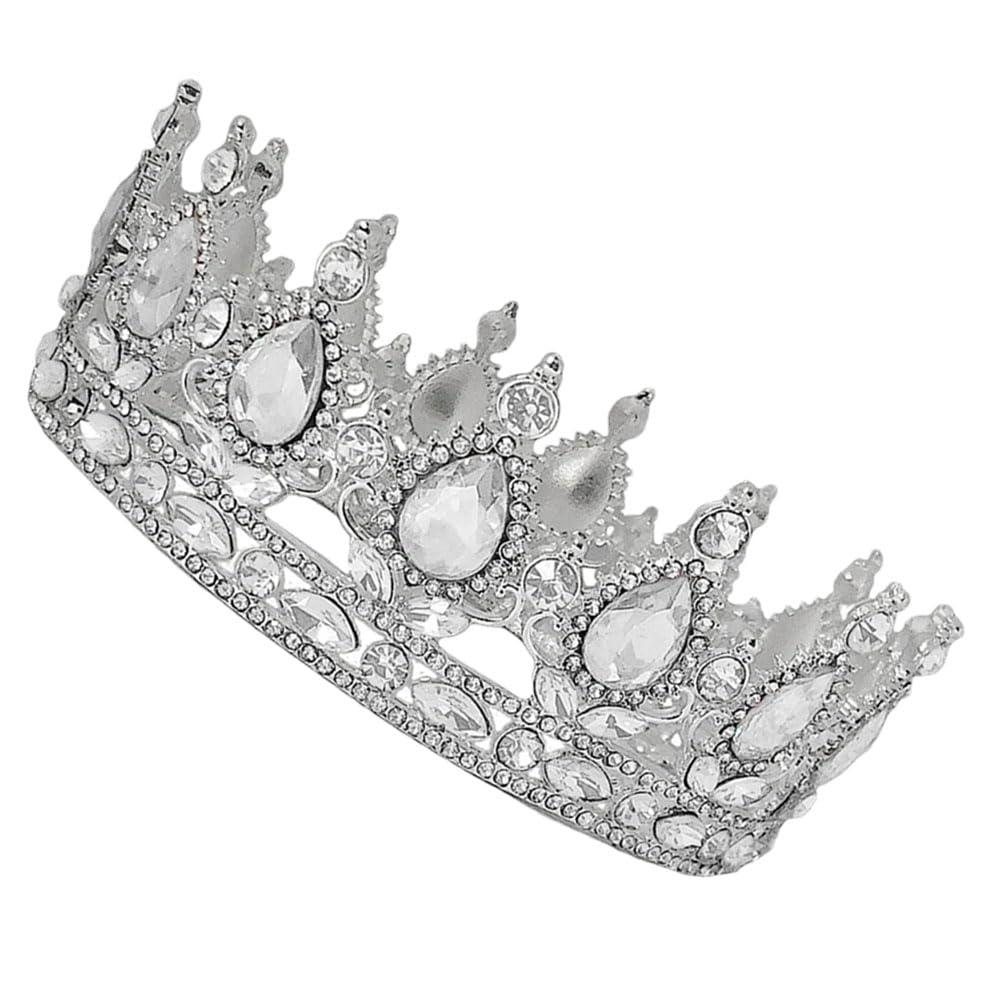 Damskie panny młodej korona eleganckie ślubne akcesoria do włosów moda bal impreza opaski na głowę