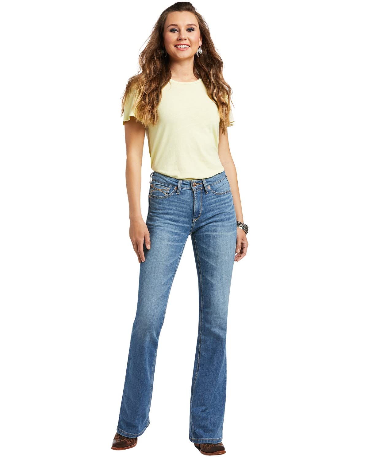 Jean bootcut Daniela Ariat taille haute galbant Tennessee 32 R - 6