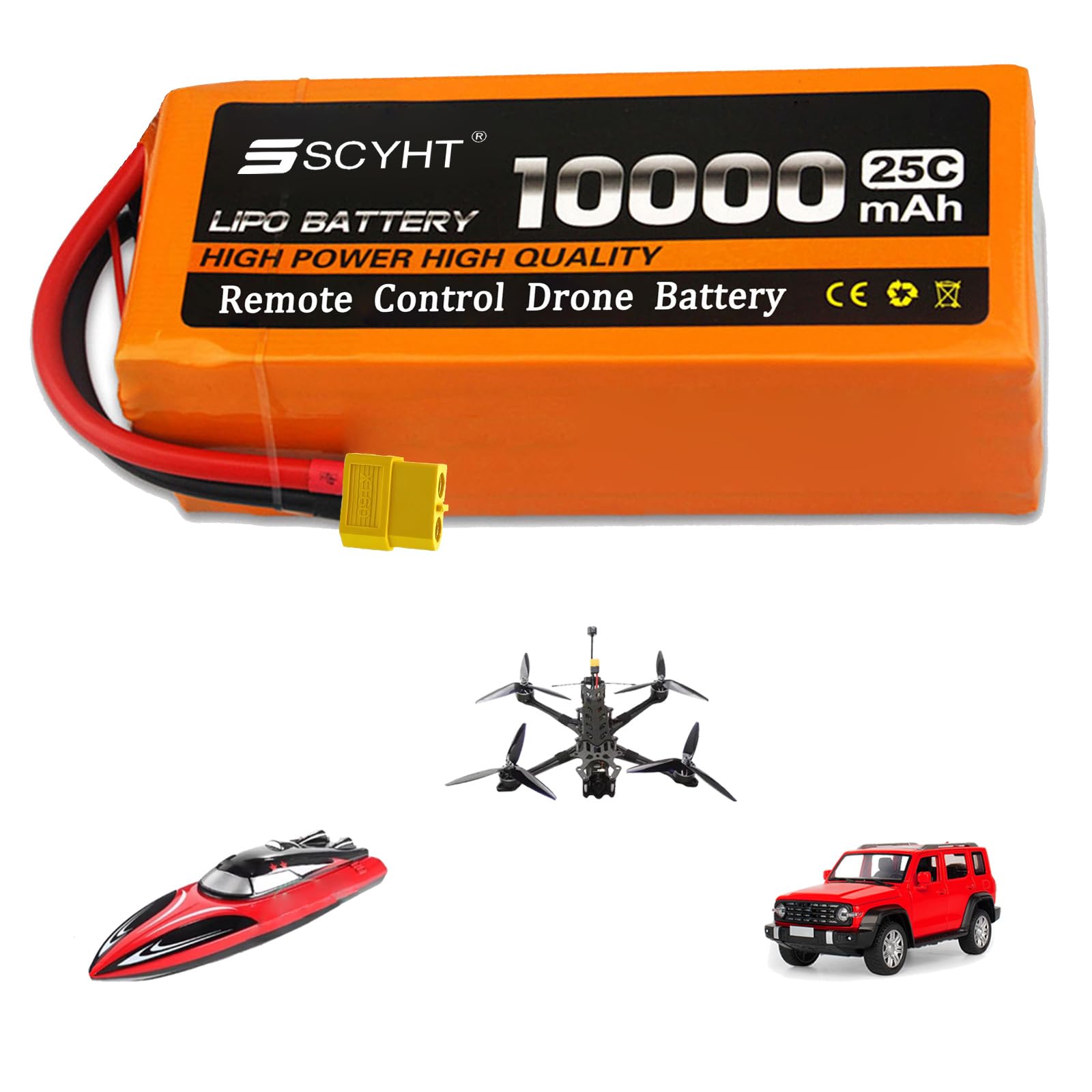 25C Batteria droni 22,2 V 7,4 V 11,1 V 14,8 V 18,5 V